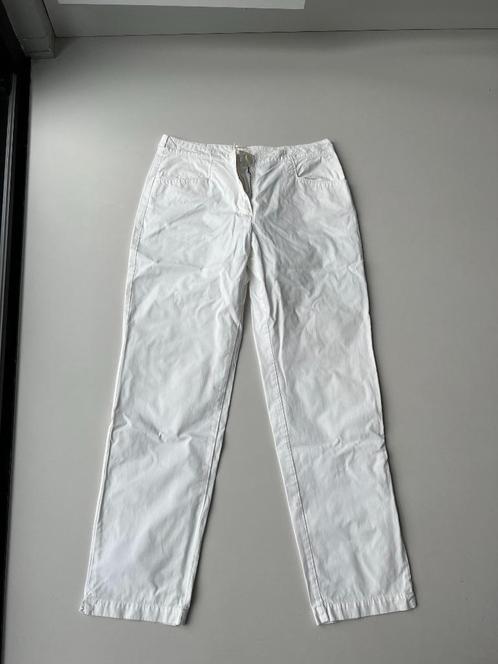 broek 42, Vêtements | Femmes, Culottes & Pantalons, Porté, Taille 42/44 (L), Blanc, Longs, Enlèvement ou Envoi