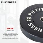 PH Fitness Bumper Plates 290KG – Rubber Halterschijven 50 mm, Sports & Fitness, Enlèvement ou Envoi, Neuf, Bras, Autres types
