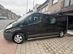 Vivaro dubbele 2.0DCI 115pk cabine 5-zits Navi-cruisecamera, Auto's, Bestelwagens en Lichte vracht, Zwart, Bedrijf, Onderhoudsboekje