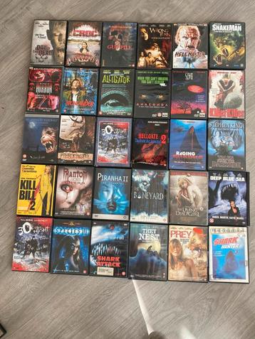 93 dvd horror, thriller  beschikbaar voor biedingen