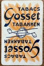 Speelkaart TABAKKEN GOSSET, Ophalen of Verzenden, Zo goed als nieuw, Speelkaart(en)