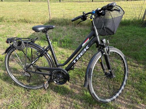 Trek T200 stadsfiets, Fietsen en Brommers, Fietsen | Dames | Damesfietsen, Gebruikt, Overige merken, (Extra) lage instap, Versnellingen