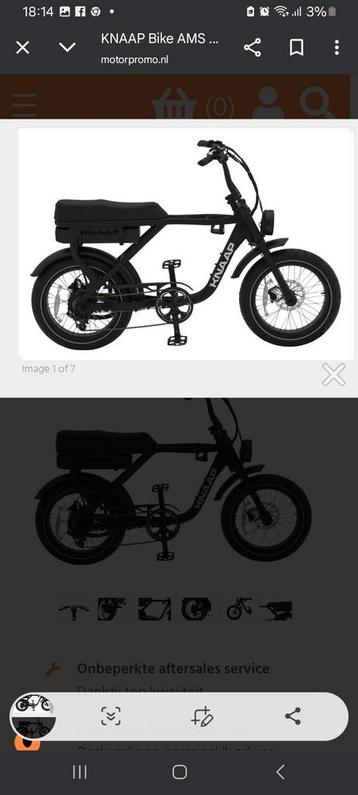 knaap electric fatbike A M S X black beschikbaar voor biedingen