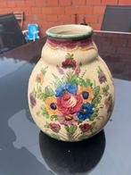 Vintage Vaas Vallauris – Handbeschilderde Keramiek Frankrij, Antiek en Kunst, Antiek | Vazen, Ophalen