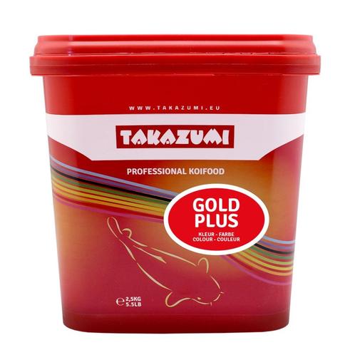 Aliments Takazumi Gold Plus, 2,5 kg, poissons koï, Animaux & Accessoires, Nourriture pour Animaux, Poisson, Enlèvement ou Envoi