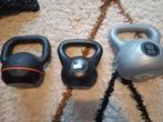 Kettlebell 16 kg, 10 kg en 6 kg, Sport en Fitness, Ophalen, Zo goed als nieuw, Kettlebell