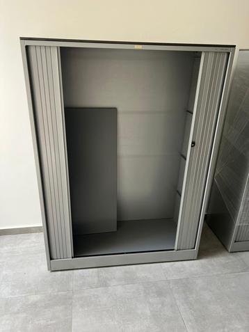 2 Metalen roldeurkasten, Huis en Inrichting, Kasten | Roldeurkasten en Archiefkasten, Ophalen, Gebruikt
