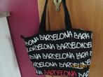 Sac d’épaule en tissu noir doublé « BARCELONE », Handtassen en Accessoires, Tassen | Damestassen, Ophalen, Nieuw, Zwart, Shopper