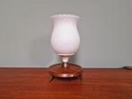 Scandinavische statieflamp in opaline en teak, jaren 60, Gebruikt, ..., Ophalen of Verzenden, Scandinave