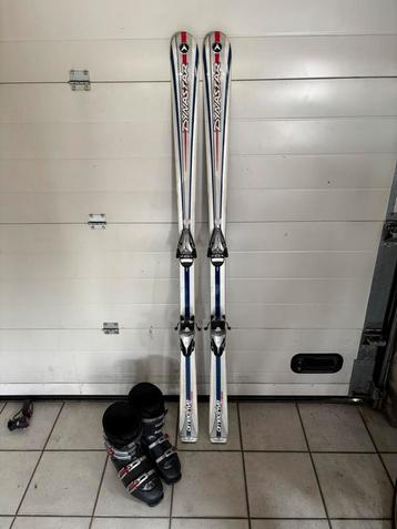 Skiset: Ski’s Dynastar en botten Nordica, 160 à 180 cm, Autres marques, Enlèvement, Utilisé