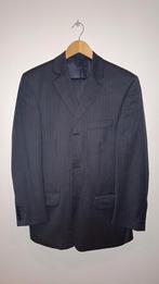 Kostuum 46 vest en broek Woolmark blauw, Ophalen, Zo goed als nieuw, Blauw