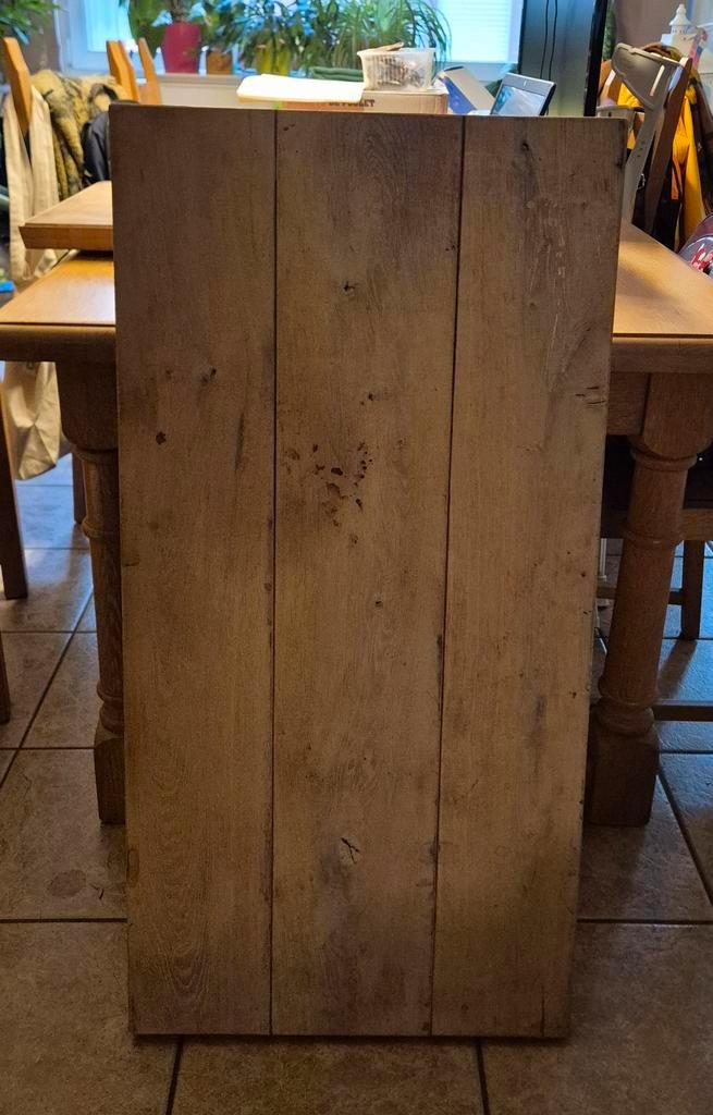 Heel groot hakblok serveerplank aanrecht., Maison & Meubles, Accessoires pour la Maison | Colonnes & Piliers, Utilisé, Enlèvement