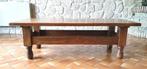 Table basse en bois massif. L 132 x l 60 x H 43 cm, Maison & Meubles, 100 à 150 cm, Rectangulaire, 50 à 100 cm, Enlèvement