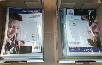 Lot van 8 verpakkingen van 25 stuks Kangaro u-map - A5 - PP  beschikbaar voor biedingen