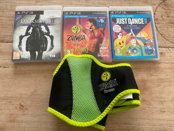 PS3 spelletjes: Zumba Fitness, Dark siders 2, just dance beschikbaar voor biedingen