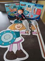 Wickie de Viking grote vloerpuzzel met memoryspel en kniuffe, Kinderen en Baby's, Speelgoed | Kinderpuzzels, Ophalen of Verzenden
