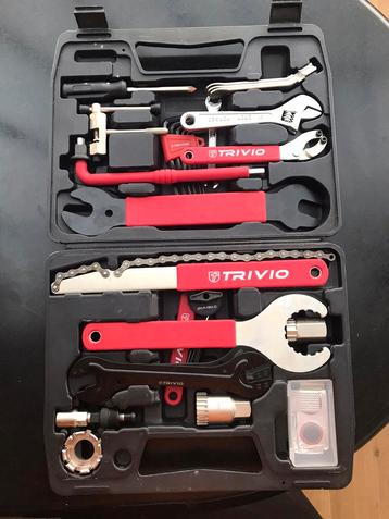 Trivio - Fietsgereedschap - Gereedschapskoffer - 18delig beschikbaar voor biedingen