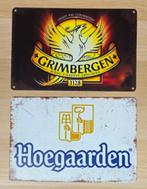 Grimbergen & Hoegaarden (Metalen reclameborden), Ophalen of Verzenden, Nieuw