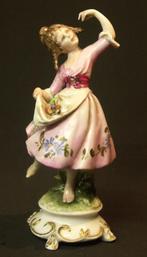 19èm belle porcelaine Napoli capodimonte sujet figurine 19cm, Ophalen of Verzenden