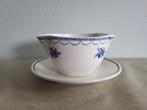 Vintage Ceranord St Amand blauw-witte kom, Antiek en Kunst, Ophalen