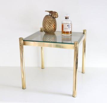 Seventies Hollywood Regency bijzettafel beschikbaar voor biedingen