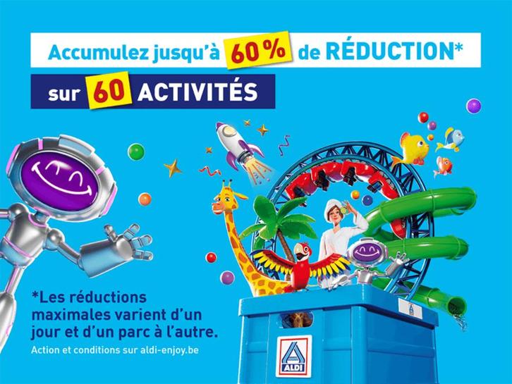 BON PLAN ! Coupons épargne 60 Activités Aldi, Tickets & Billets, Réductions & Chèques cadeaux, Autres