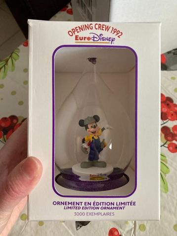 Disney Castmember limited Edition Mickey ornament 1992 NIEUW beschikbaar voor biedingen