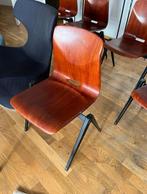 Set van 6 Galvanitas Pagholz s22 stoelen uit de jaren 60. Si, Vijf, Zes of meer stoelen, Gebruikt, Industriel, Bruin