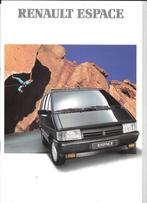 RENAULT ESPACE 1990, Boeken, Auto's | Folders en Tijdschriften, Ophalen of Verzenden, Zo goed als nieuw, Renault