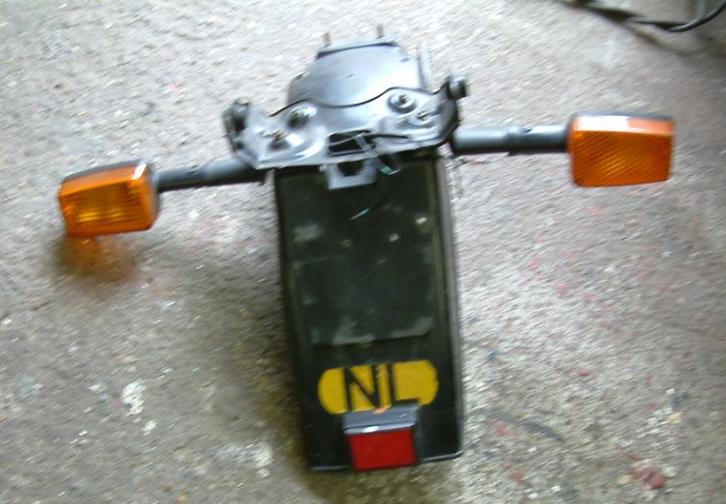 knipperlichten -carterpannen -schetsplaat met rem en schakel, Motoren, Onderdelen | Honda, Gebruikt, Ophalen