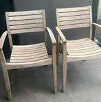 6 SKAGERAK teakhouten stoelen met armleuning - Scandinavisch, Enlèvement, Utilisé, Bois
