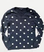 Tommy Hilfiger damestrui — marineblauw met witte stippen, Kleding | Dames, Truien en Vesten, Blauw, Ophalen of Verzenden, Zo goed als nieuw