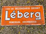 Retro borden van Leberg Bronnen, Verzamelen, Merken en Reclamevoorwerpen, Ophalen, Gebruikt, Reclamebord