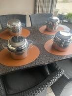 mosselpotten, Ophalen, Inox, Keramische plaat, Pannenset