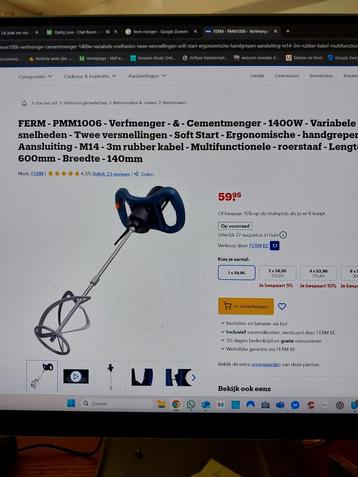Ferm menger beschikbaar voor biedingen