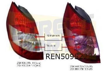 Renault Scenic / Grand Scenic (1/05-8/06) achterlicht Rechts beschikbaar voor biedingen