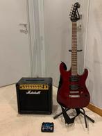 Gitaar washburn met seymour duncan elementen +versterker, Muziek en Instrumenten, Ophalen, Zo goed als nieuw, Marshall