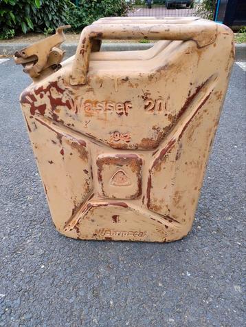 Wehrmacht Jerrycan Wasser Einheitsfarbe geel ABA  1942 beschikbaar voor biedingen