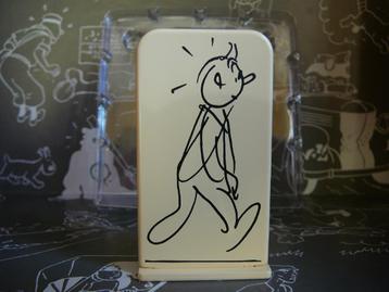 Figurine Tintin en métal relief : Alph-Art, Enlèvement, Tintin, Comme neuf, Statue ou Figurine