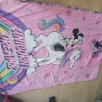 Minnie Unicorn Dekbedovertrek 140x200 omkeerbaar, Kinderen en Baby's, Kinderkamer | Beddengoed, Meisje, Dekbedovertrek, Ophalen of Verzenden