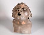 Bernard Gilmant Mannenhoofd Terracotta 20e eeuw 1970 België, Antiek en Kunst, Ophalen