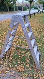 aluminium dubbele ladder, Ophalen, Zo goed als nieuw, Ladder, Opvouwbaar of Inschuifbaar