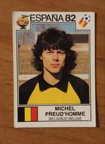 PANINI ESPANA 82 # 217 MICHEL PREUD'HOMME, Verzamelen, Ophalen of Verzenden, Zo goed als nieuw