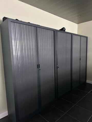 Archiefkasten 3 stuks met roldeuren, Huis en Inrichting, Kasten | Roldeurkasten en Archiefkasten, Ophalen, Zo goed als nieuw