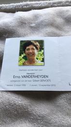1956/2010, Verzamelen, Bidprentjes en Rouwkaarten, Ophalen of Verzenden