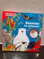 Livre Kididoc Sauvons les animaux, Ophalen of Verzenden, Zo goed als nieuw