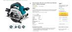 Makita DHS660 cirkelzaag, Ophalen, Gebruikt, Cirkelzaag