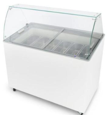 Vitrine à crème glacée