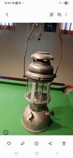 Petromax olielamp 400w met houten kist en onderdelen, Antiek en Kunst, Antiek | Verlichting, Ophalen of Verzenden