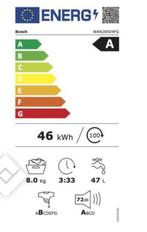 zeer degelijke wasmachine Bosch  WAN282M4FG - energielabel A, Elektronische apparatuur, Wasmachines, Ophalen, Minder dan 85 cm